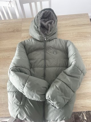 Abrigo Benetton Verde talla 3XL 14 años