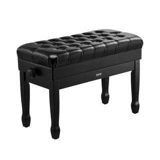 Adjustable Piano Keyboard Bench Storage Padded Sea