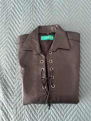 Chaleco de Cuero Cypher Negro Talla L