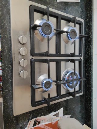 Encimera de Gas Bosch 4 Fuegos