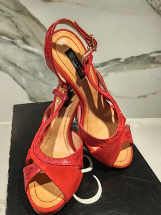 Sandalias Cuplé Rojas Talla 37