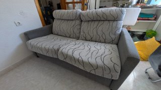 Sofá cama gris