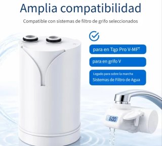 Filtro de agua compatible con grifo Brita
