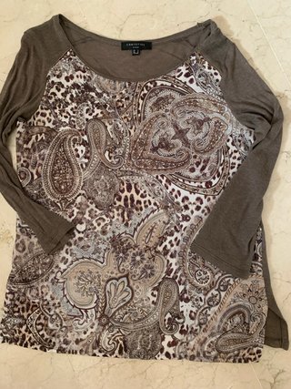 Camiseta Cortefiel Estampada Talla S