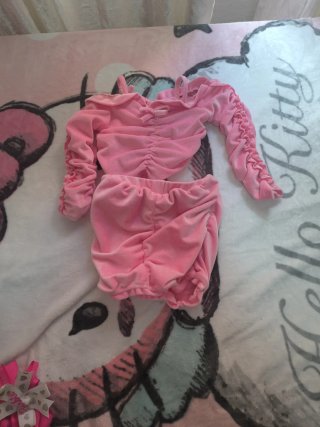 Conjunto de niña rosa talla 3.4