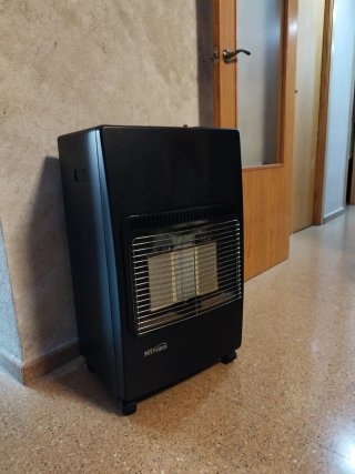 Estufa de Gas Butano MTPOWER Negra