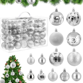 Bolas de Navidad Plateadas