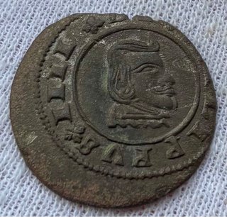 Moneda 16 Maravedis 1663 Granada. FELIPE IV