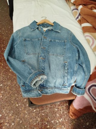 Chaqueta vaquera azul de hombre