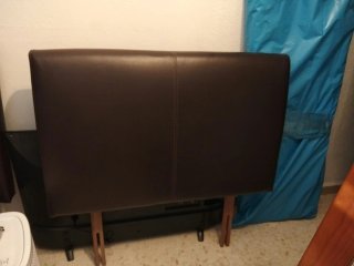 2 Cabeceros de Cama Marrones