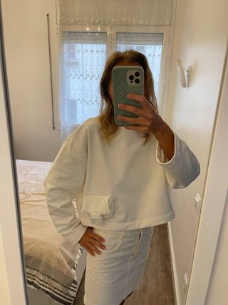 Sudadera Fendi Blanca oversized