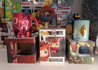 PACK Bruja Escarlata y Visión - Funko e Tazze