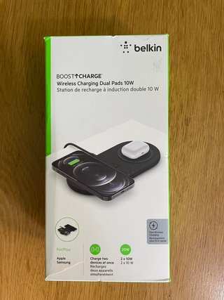 Base de Carga Inalámbrica Doble Belkin 10W