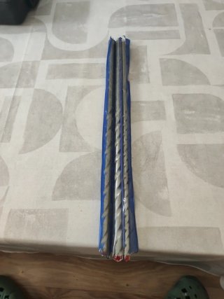 Lote de 3 Brocas para Hormigón. 40 CMS de largo.