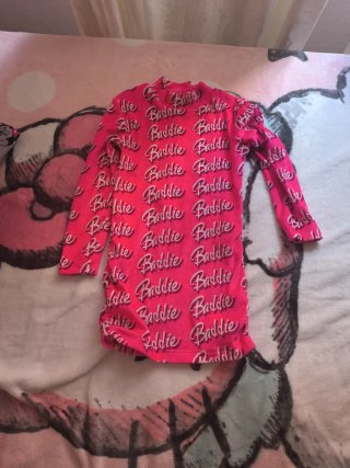 Vestido de Niña Estampado Barbie talla 4