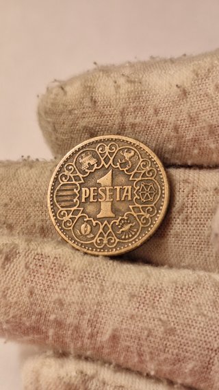 Moneda 1 Peseta 1944 España