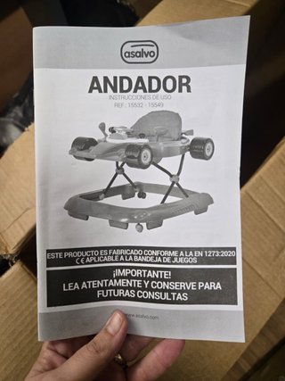 Andador para Bebé Asalvo Tipo Coche