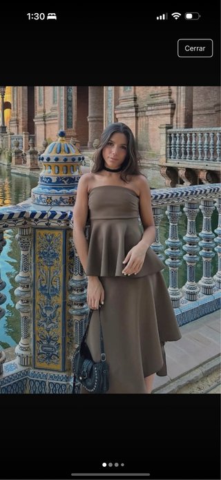 Conjunto Zara Marrón