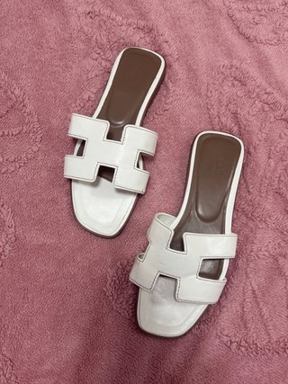 Sandalias Hermès Blancas Talla 36