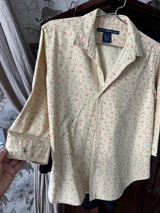 Camisa Ralph Lauren Algodón Flores Talla L