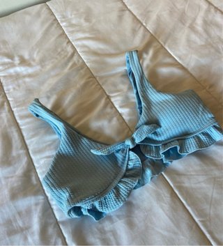 Bikini Azul con Volantes