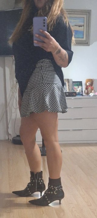 Falda-pantalón Pull&Bear Pata de Gallo L
