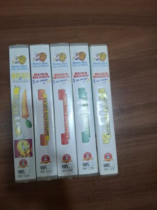 Lote 6 VHS Bugs Bunny y sus Amigos