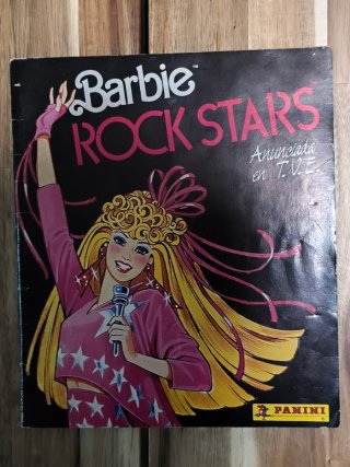 Álbum Barbie Rock Stars Panini 1986