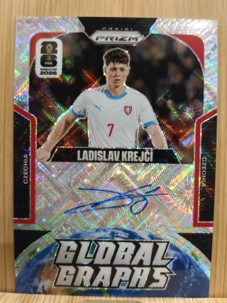 Cromo Panini Prizm Ladislav Krejčí Autógrafo 2026