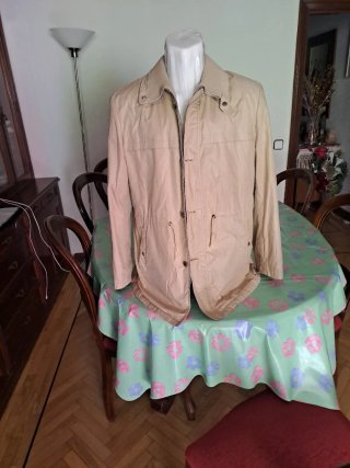 Parka de caballero beige