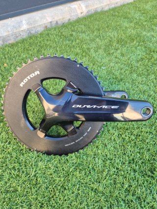 Bielas Shimano Dura-Ace con platos Rotor