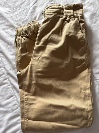 Pantalón de mujer beige