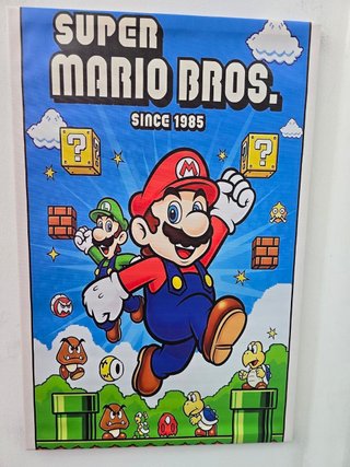 Tableu/Quadro Super Mario 40X60CM Cuadro