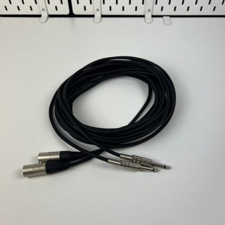 2 cavi Stagg XLR maschio a jack 6,3 mm da 5 m