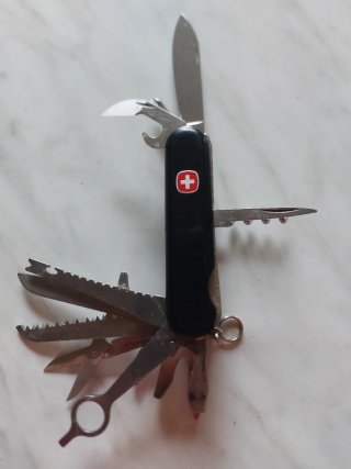 Coltellino Svizzero Wenger Nero