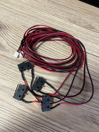 4 Interruptores Final de Carrera con Cable