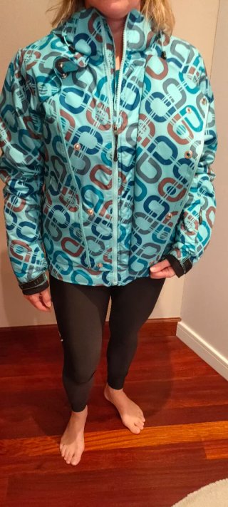 Chaqueta de nieve Adidas estampada Talla 38