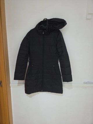 Plumas Negro Mujer Talla M