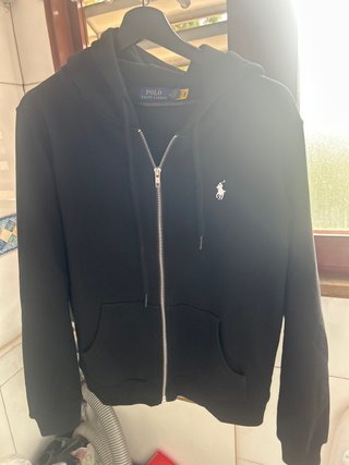 Sudadera Polo Ralph Lauren Negra con Cremallera