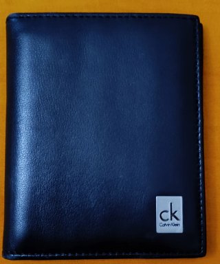 Cartera de Cuero Calvin Klein Negra