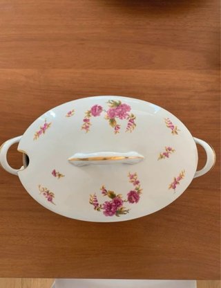 Sopera antigua de porcelana Limoges