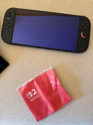 Nintendo Switch 2 con funda mario kart y maletin