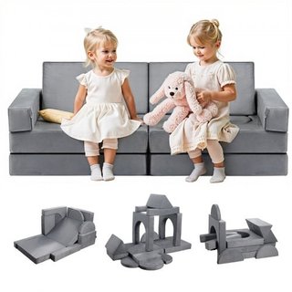 Modular Kids Play Couch, Sectional Toddler Sofa wi