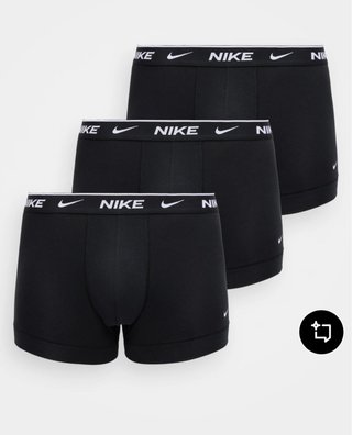 Pack 3 Bóxers Nike Negros