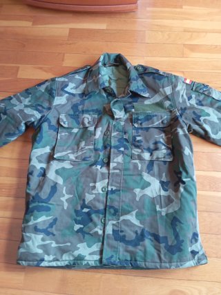 Chaqueta de campaña traje de frío. 5N, 1C y 2 N.