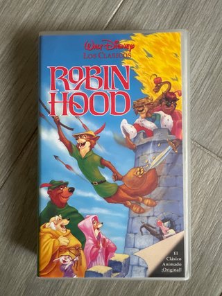 VHS Robin Hood - Walt Disney Los Clásicos