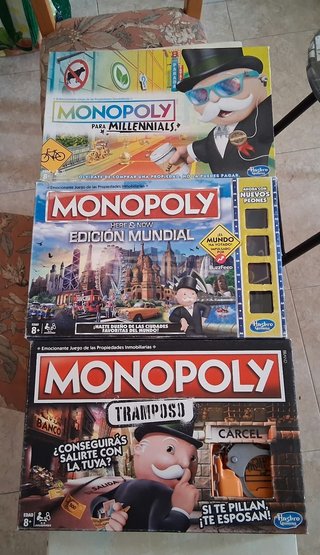 Juegos de Mesa Monopoly y Risk LOTR