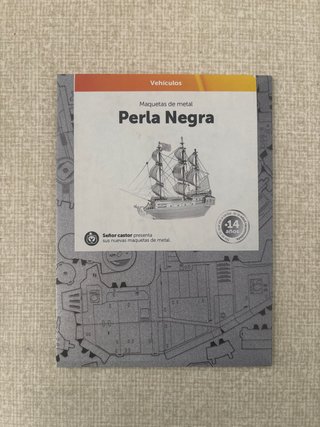 Maqueta de Metal Perla Negra