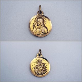 000638 MEDALLA ESCAPULARIO 18K