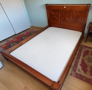 Cama Matrimonio Roche Bobois Madera Cerezo